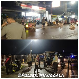 Cegah Gangguan Kamtibmas, Polsek Manggala Libatkan Masyarakat Gelar Patroli Skala Besar