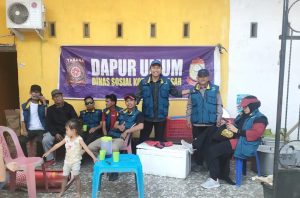 Dinas Sosial Makassar Dirikan Dapur Umum di Lokasi Kebakaran Banta-Bantaeng