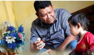 Sukseskan BAAS, Camat Tamalate Kunjungi Anak Asuh Stunting