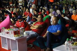 Wali Kota-Kapolrestabes Makassar Nobar Final AFF U-23 di Area Makassar F8