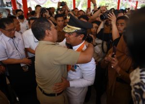 Danny Pomanto Hadiri Upacara Pelepasan Gubernur Sulsel