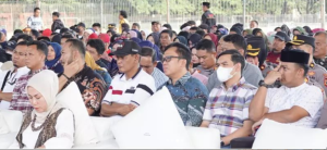 Camat Rappocini Bersama para Lurah Hadiri Deklarasi Pemilu 2024