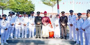 Camat Bersama Ketua TP PKK Rappocini Hadiri Pelaksanaan Peringatan HUT ke-78 RI