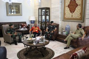 Tingkatkan Kolaborasi, Danny Pomanto Terima Kunjungan Komandan Batalyon Arhanud 16/SBC