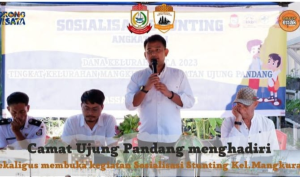 Camat Ujung Pandang Hadiri dan Buka Kegiatan Sosialisasi Stunting di Kel. Mangkura