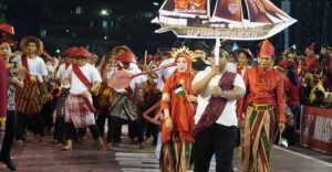 Karnaval budaya Kecamatan Ujung Tanah ikut meriahkan Puncak HUT ke-416 Kota Makassar