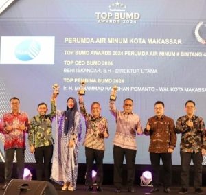 Danny Pomanto Raih Kembali Penghargaan Top Pembina BUMD 2024