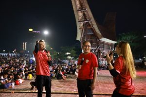 Nobar di Anjungan Losari, Suporter Timnas Disuguhi Kuliner Gratis, Hadiah Undian dan Live Music