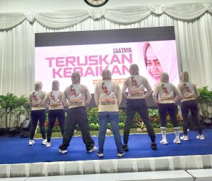 Senam “Ininnawa” Bersama Indira Yusuf Ismail, Target 20 Ribu Perempuan