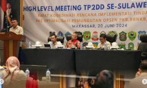 Sekretaris Bapenda Hadiri Rapat Koordinasi TP2DD dan Asistensi Pengisian IEPTD se-Sulawesi Selatan