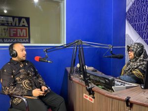 Plt. Kadis Sosial Makassar Hadiri Talkshow Bersama Radio Gama