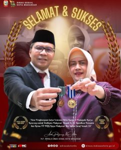 Plt Kepala Dinsos Makassar Ucapkan Selamat, Danny Pomanto Raih Penghargaan Satyalencana Wira Karya