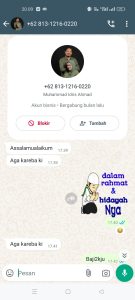 Nama Pentolan INIMI DIA Dicatut, Dipakai Sebagai Akun WhatsApp “Penipuan”
