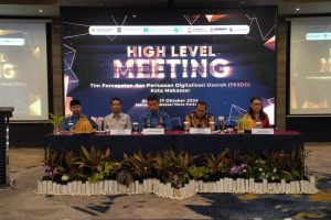 Di High Level Meeting TP2DD, Bapenda Makassar Paparkan Kemudahan Bayar Pajak Lewat Inovasi Digital