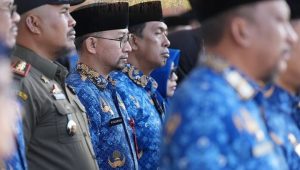Pejabat Bapenda Makassar Hadiri Upacara Hari Kedisiplinan Nasional