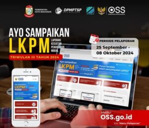 DPMPTSP Makassar Buka Layanan Laporan LKPM Selama 14 Hari Kerja