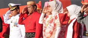 Kepala dan Sekretaris Bapenda Hadiri Upacara Peringatan Kemerdekaan RI