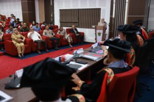 Wakil Wali Kota Makassar Hadiri Sidang Promosi Doktor Inspektur Daerah Kota Makassar di Unhas