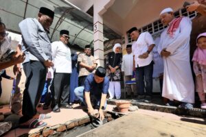 Munafri-Aliyah Hadiri Ground Breaking Masjid Al-Ikhlas di Hertasning