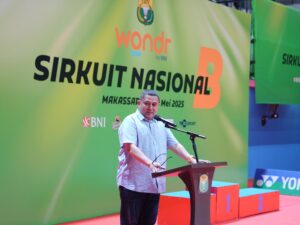 Support Tim Bulu Tangkis, Munafri Harap Atlet Bisa Berlaga di PON