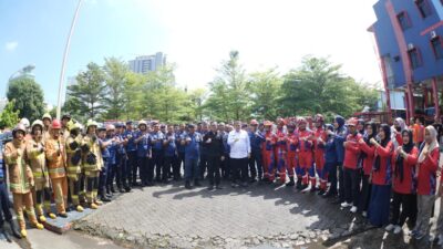 Wamendagri Puji Damkarmat Makassar, Jadi Percontohan Sistem Emergency Satu Atap