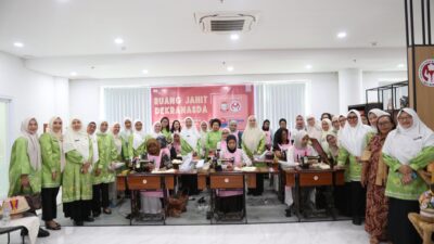 Resmikan Ruang Jahit Dekranasda, Melinda Aksa Ajak Perempuan Makassar Berkarya dan Mandiri