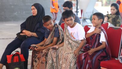 Pokja Bunda PAUD dan Dinkes Makassar Sukses Gelar Sunat Massal Gratis untuk 200 Anak Pada Peringatan HAN 2025