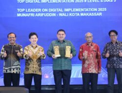 Pemkot Makassar Sabet Penghargaan Tertinggi Top Digital Awards 2025