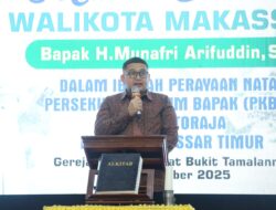 Di Perayaan Natal PKBGT, Munafri Tegaskan Pentingnya Jaga Harmoni Antarumat Beragama