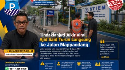 Video Jukir ATM Stiem Bongaya Viral, Perumda Parkir Makassar Beri Teguran