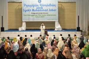 TP PKK Makassar Hadirkan Syekh Muhammad Jaber di Pengajian Ramadan