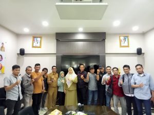 Kepala Dinas PU Makassar Silaturahmi bersama Awak Media