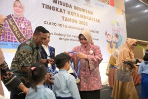222 Peserta Didik PAUD Makassar Raih Penghargaan Melalui Wisuda Imunisasi