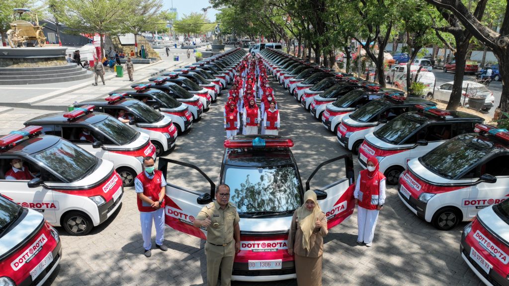 Danny Pomanto Kembangkan Program Home Care, Launching 47 Unit Mobil Dottorotta Low Carbon