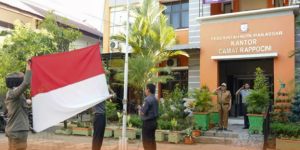 Pemerintah Kecamatan Rappocini Gelar Upacara Bendera