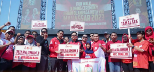 Kecamatan Rappocini Raih Juara Umum I dan Kontingen Terbaik di Porkot VIII Makassar 2023