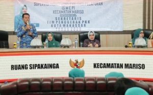 SMEP di TP PKK Kecamatan Mariso, Ini Pesan Indira Yusuf Ismail