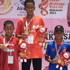 Kontingen Kecamatan Tamalate Berjaya di Kolam Renang Unhas, Hari Pertama Rebut Tiga Medali Emas