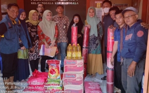Dinas Sosial Kota Makassar Salurkan Bantuan Bagi Korban Kebakaran di Kelurahan Manggala