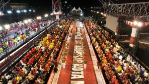 Karnaval Budaya Peringatan HUT Kota Makassar ke-416 Memukau dengan Konsep Internasional