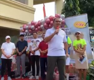Camat Panakkukang Apresiasi Jalan Sehat HUT Gereja Paroki St Paulus