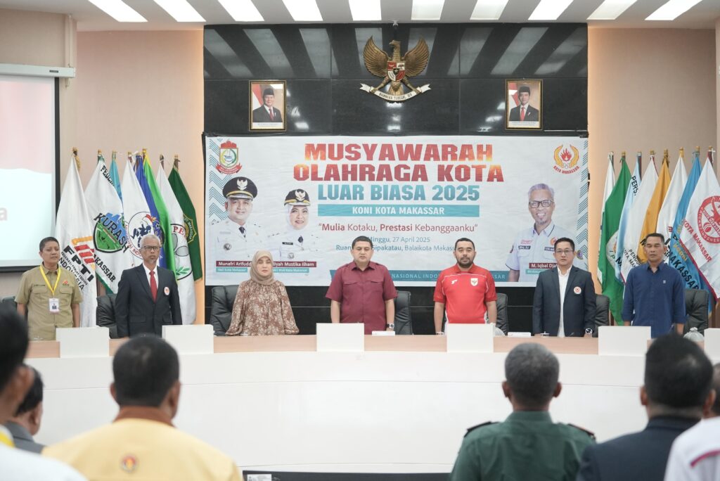 Munafri Harap KONI Terus Tingkatkan Pembinaan dan Gairahkan Cabor