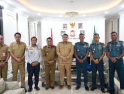 Wali Kota Munafri Terima TNI AL, Bahas Pelayaran Diplomasi Taruna AAL KJK 2025