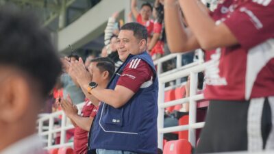 Munafri-Aliyah Saksikan PSM Hajar Persija 2-0 di Parepare
