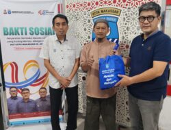 Bakti Sosial Perumda Parkir Makassar, Berbagi Sembako dan Gelar Parkir Gratis