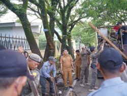 Urai Kemacetan dan Kembalikan Fungsi Depan GOR, PKL di Jalan Pajjaiang Ditertibkan