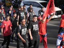 Munafri-Aliyah Rangkul Buruh, Peringati May Day 2026 Bersama Lewat Fun Walk