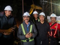 Malam Hari, Dirut PDAM Makassar Pantau Langsung Normalisasi Intake Manggala