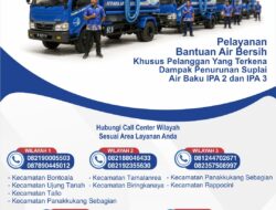 PDAM Makassar Siaga Tangki Gratis untuk Pelanggan Terdampak Kekeringan